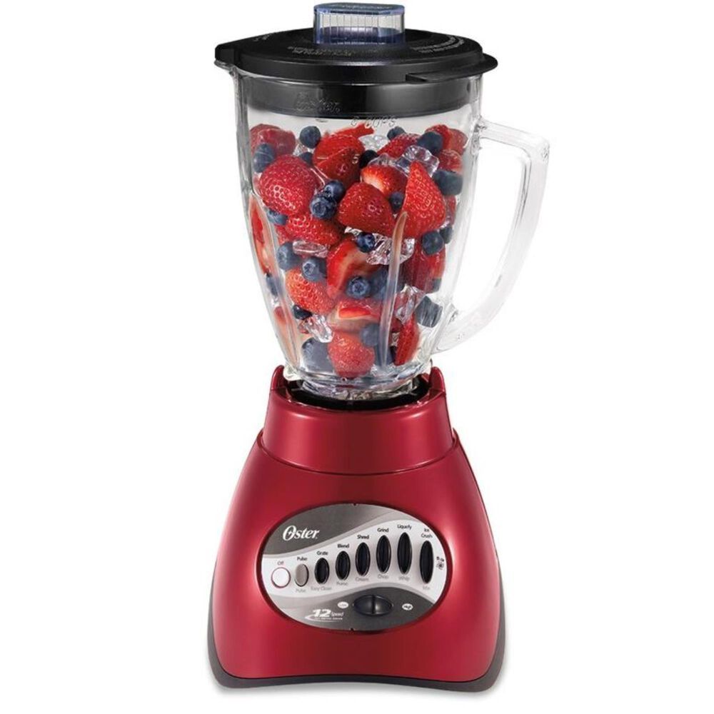 Oster 12-Speed Blender , Red, large
