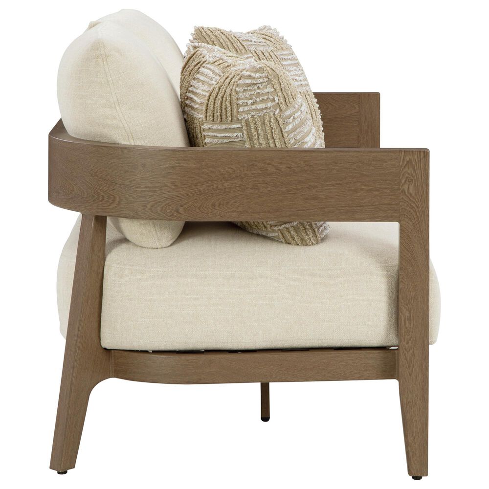 Ashley Serene Bay Patio Loveseat in White, , large