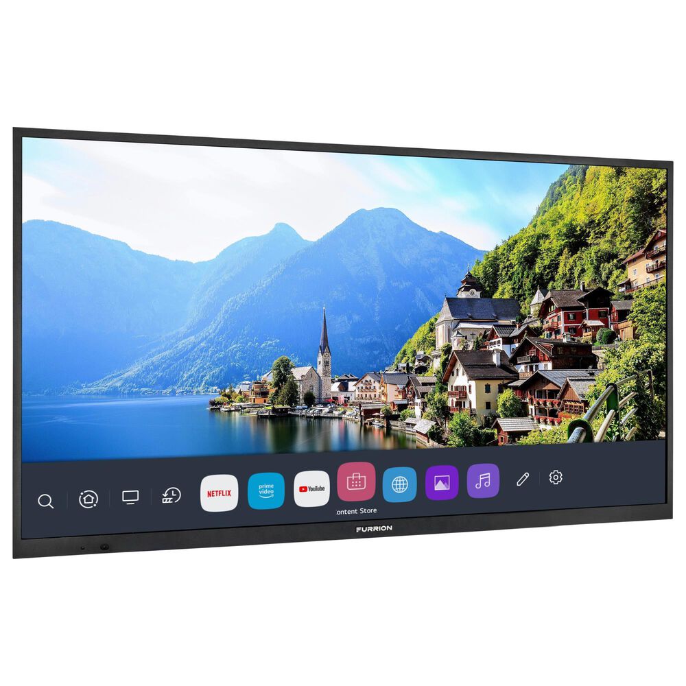 Furrion Aurora 75" Class Partial Sun 4K LED UHD - Outdoor Smart TV with 2.1 Soundbar System in Black, , large