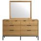 Hawthorne Furniture Newport 5-Piece King Panel Bedroom Set in Natural Oak, , large
