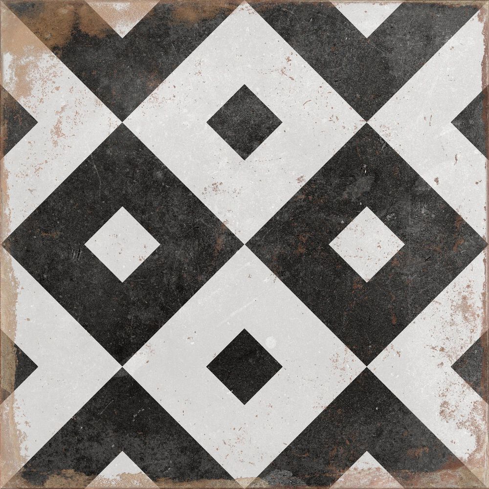 Emser Rhapsody Argyle 13" x 13" Porcelain Tile, , large