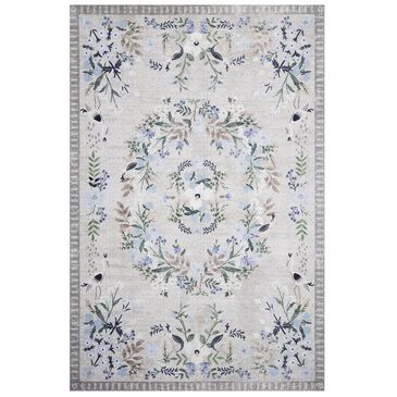 Rifle Paper Co. Palais PAL-03 7"6" x 9"6" Stone and Grey Area Rug, , large