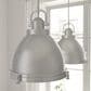 Hunter Bridgemoor 2-Light Pendant in Brushed Nickel, , large