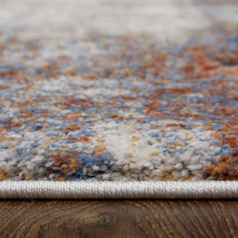 Feizy Gilmore Blue and Ivory 9' x 12' Area Rug, , large