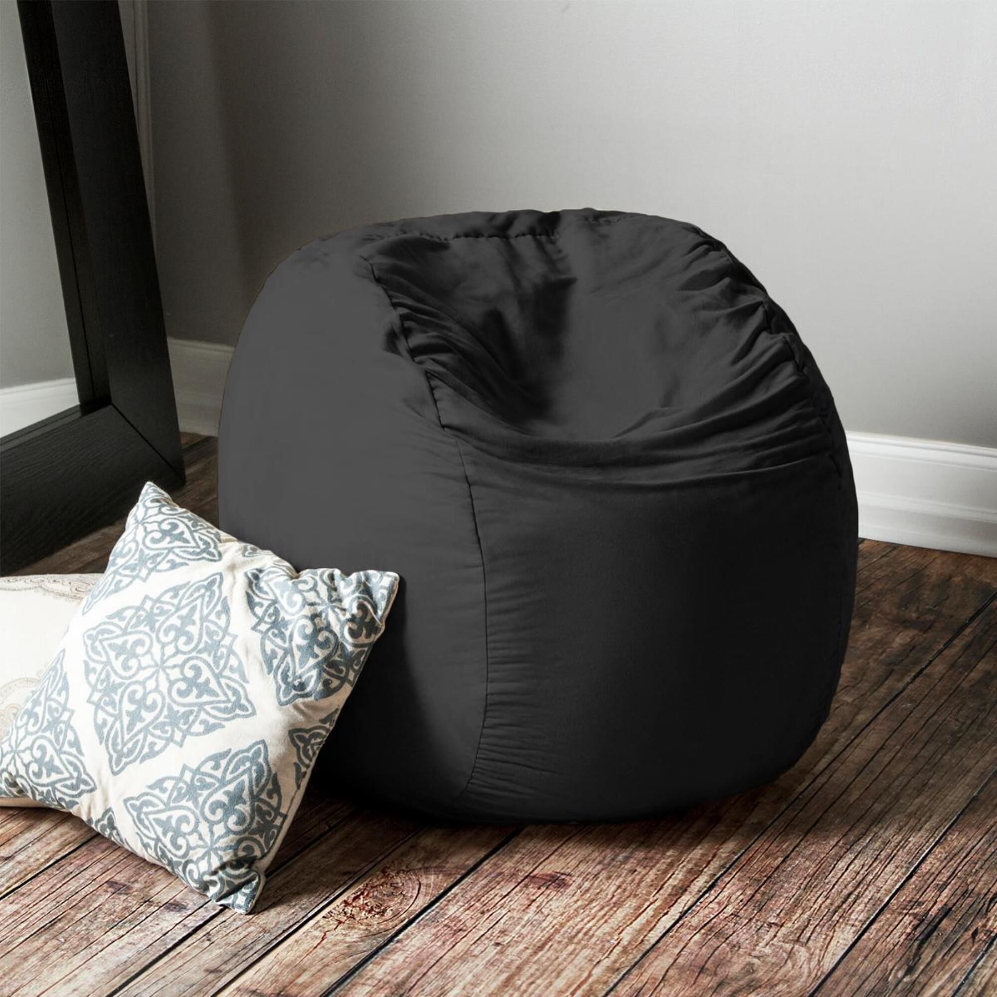 Round bean hotsell bag ottoman