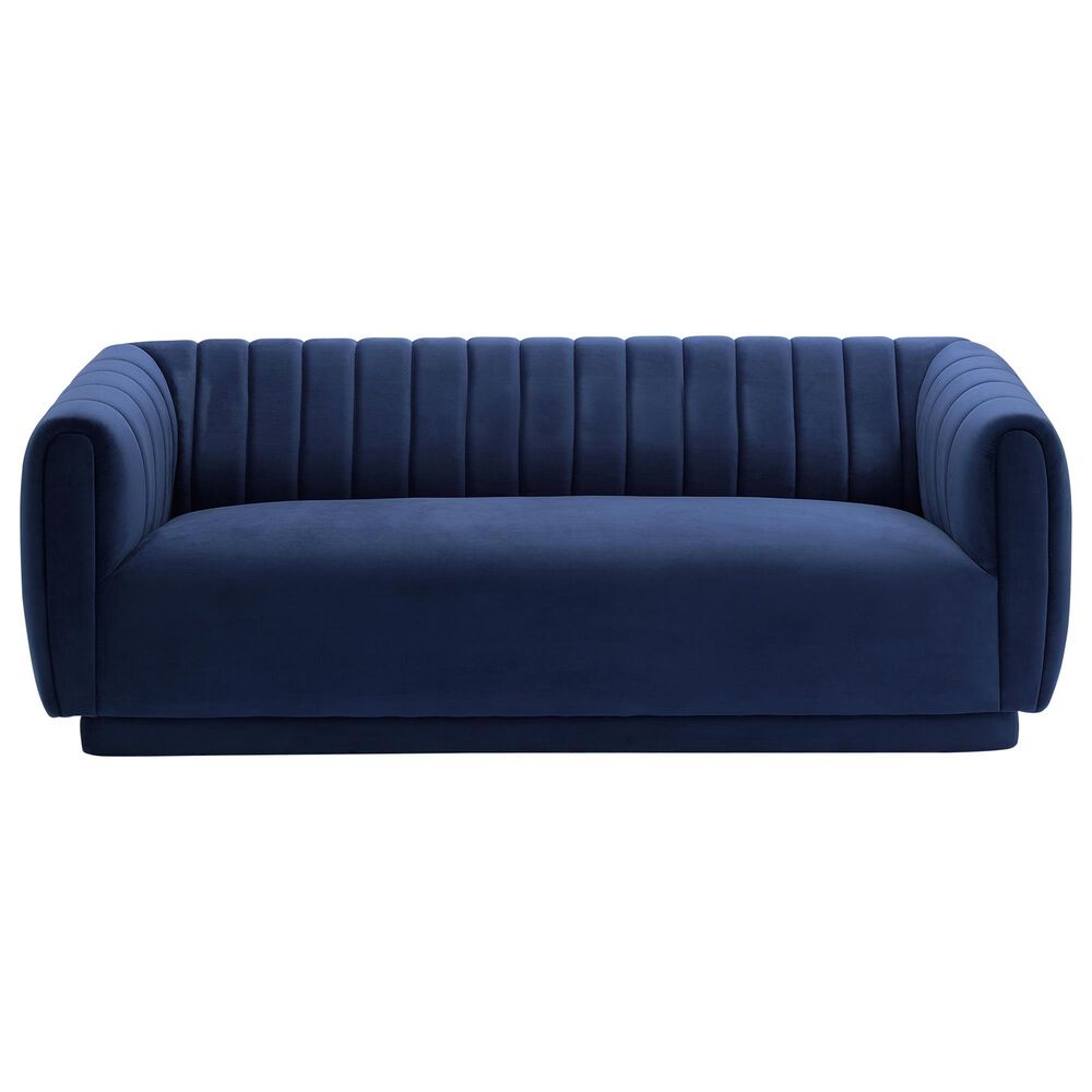 Blue River Kinsley Sofa in Navy Velvet, , large