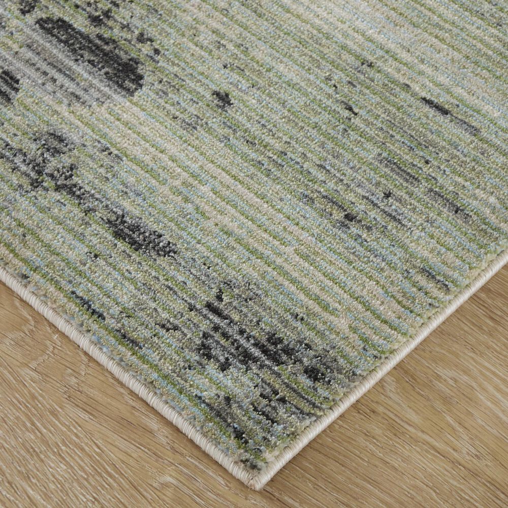 Feizy Sonora Blue and Beige 6'7" x 9'6" Area Rug, , large