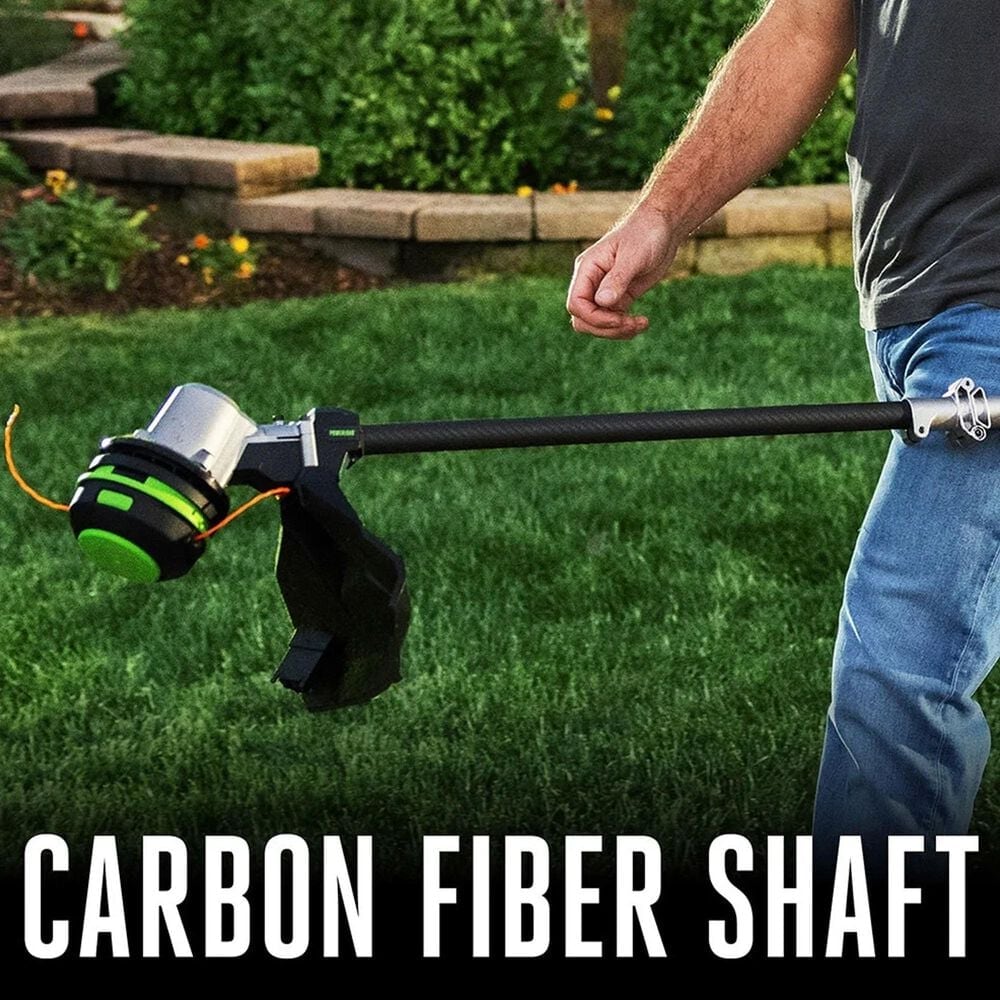 EGO 56V 16&quot; String Trimmer with Telescopic Carbon Fiber Shaft in Gray and Black, , large