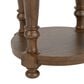 Riverside Furniture Eastlake Round Chairside Table in Whiskey Oak, , large