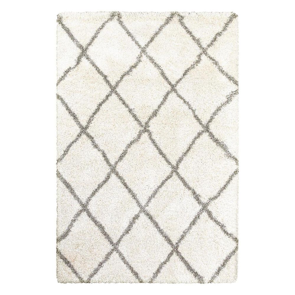Oriental Weavers Henderson 90W 1"10" x 3"3" Ivory/Grey Scatter Rug, , large