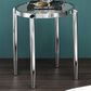HOMLUX Abbe End Table in Chrome, , large