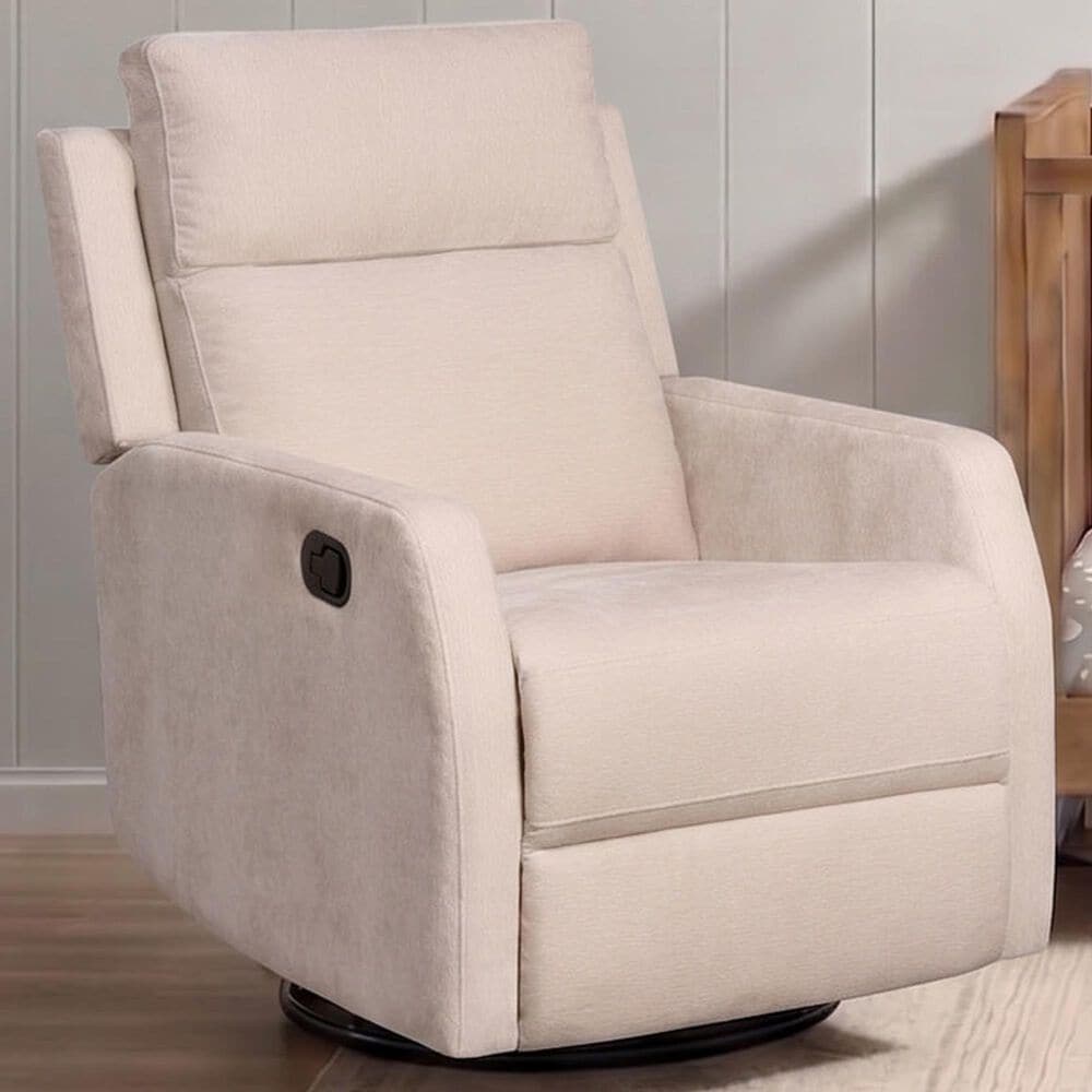 Eastern Shore Baker Swivel Manual Glider Recliner in Oatmeal, , large