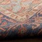 Nourison Vintage Washables Blue and Coral 7"10" x 9"10" Area Rug, , large