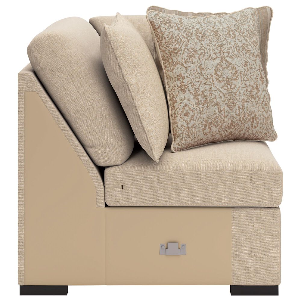 Ashley LadyMae 4-Piece Stationary Right Facing Sectional with Chaise in Twill, , large