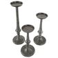 Ashley Eravell 3-Piece Candle Holder Set in Antiqued Pewter, , large