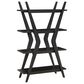 Bassett Mirror Company Stratton 4-Shelf Etagere in Black, , large