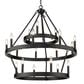 Golden Lighting Alastair 18-Light Chandelier in Matte Black, , large