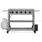 TYTUS Anaheim 5-Burner Gas Griddle in Gunmetal Gray, , large