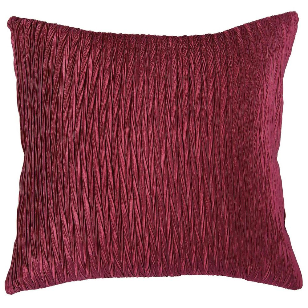 Rizzy Home 18" x 18" Pillow Cover in Red, , large