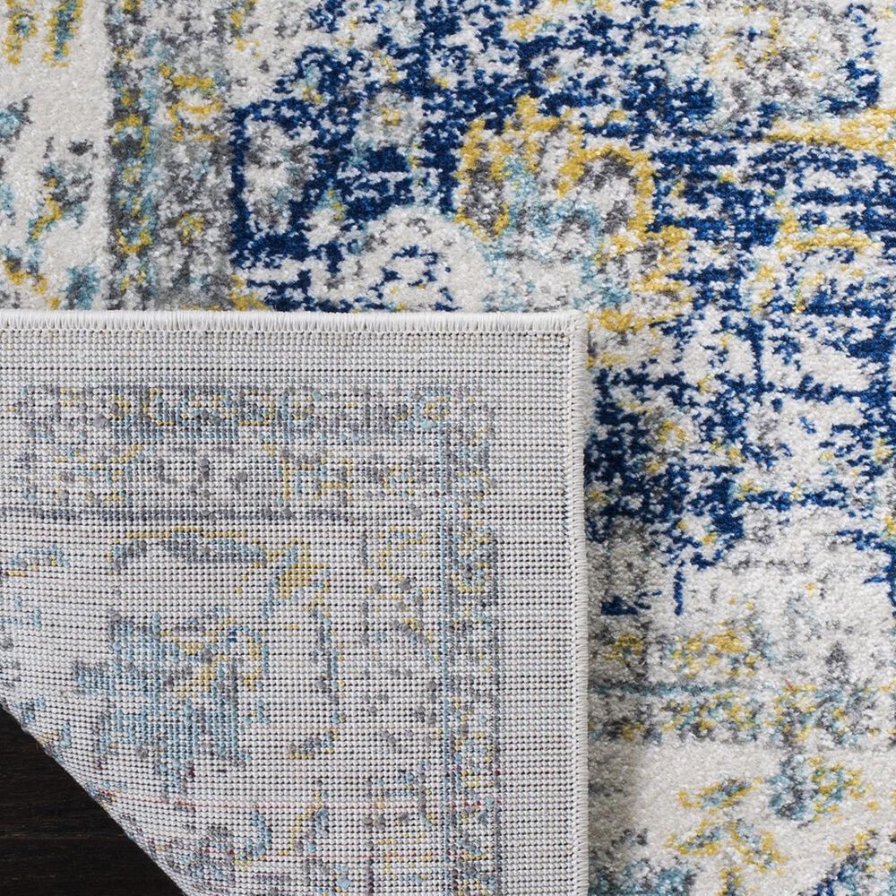 Safavieh Evoke EVK220C-5SQ 5&#39;1&quot; Square Ivory/Blue Area Rug, , large