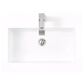 James Martin Vanities Boston 23.6" Single Wall Brackets in Radiant Gold with 3 cm White Glossy Resin Top and Rectangular Sink, , large