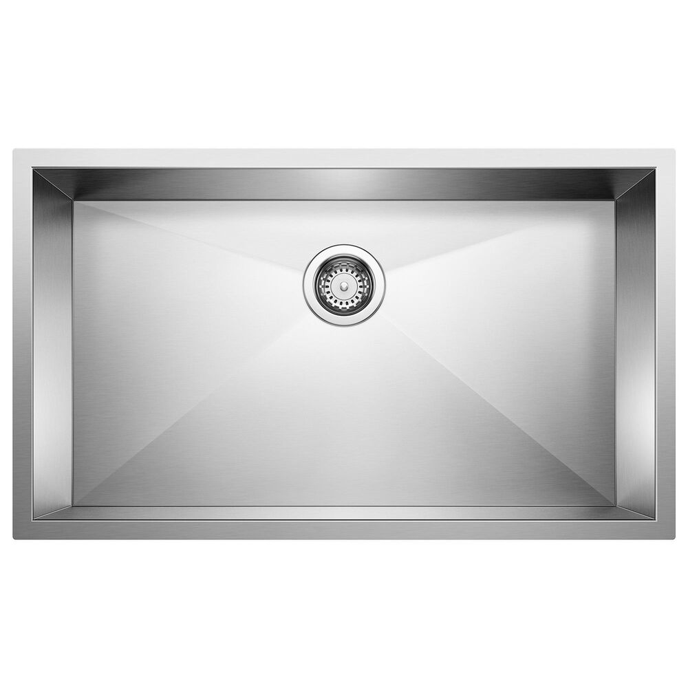 Blanco Precision 32" Super Single Bowl Kitchen Sink in Satin Polished, , large