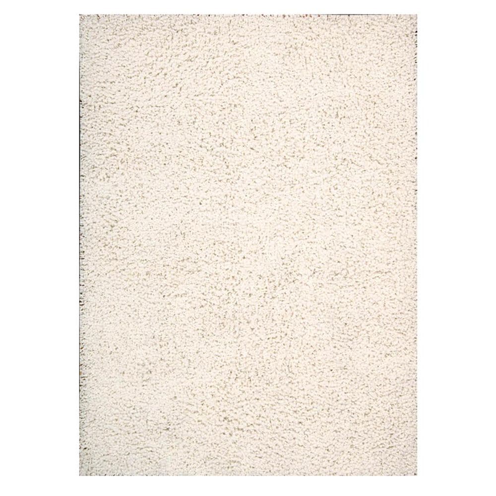 Nourison Zen ZEN01 3'6" x 5'6" White Area Rug, , large