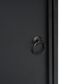 Hearth and Haven Outdoor Metal Tank Holder Side Table with Door in Matte Black, , large