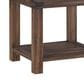 Urban Home Meadow End Table in Brick Brown, , large