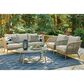 Ashley Swiss Valley Patio Lounge Chair in Beige (Set of 2), , large