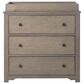 Foundations Worldwide Harmony 3-Drawer Dresser with Changing Table Topper in Dusty Heather, , large