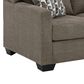 Ashley Mahoney Stationary Loveseat in Chocolate, , large