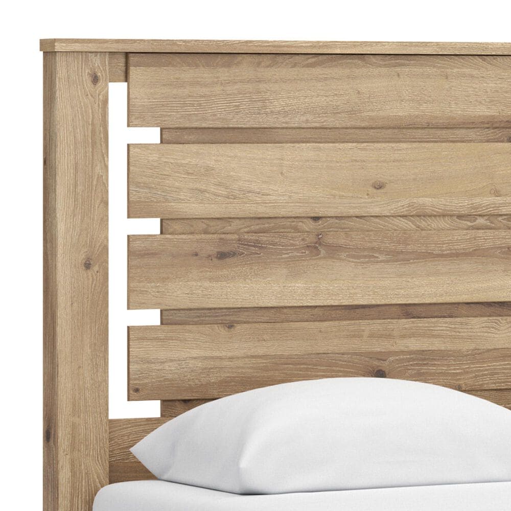 Ashley Brozmont Queen Panel Bed in Natural Brown, , large
