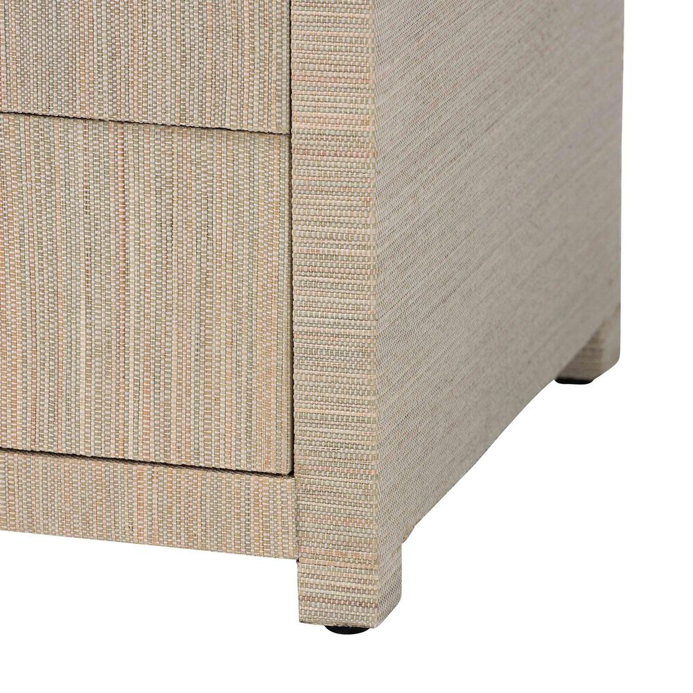 Baxton Studio Quinn 3-Drawer Nightstand in Natural, , large