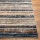 Surya Tuscany TUS-2337 Blue, Brown, Bright Yellow, Dusty Coral, Dark Blue, Light Beige, Cream and Gray 12" x 15" Area Rug, , large