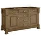 James Martin Vanities Brookfield 60" Single Bathroom Vanity in Honey Oak with 3 cm Eternal Marfil Quartz Top and Rectangular Sink, , large