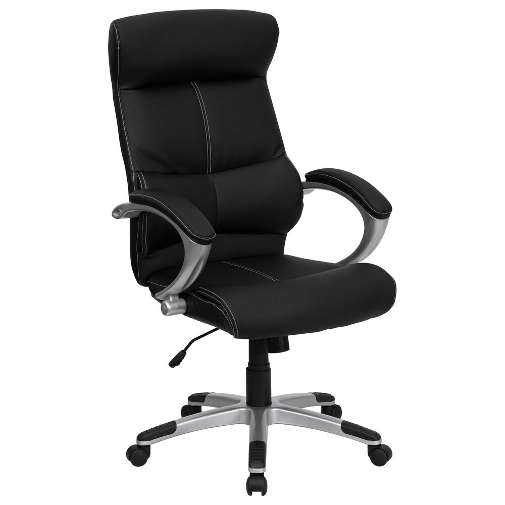 Flash Furniture Executive Swivel Chair in Black, , large