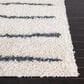 Safavieh Venus Shag VNS604B 2"2" x 6" Ivory and Dark Grey Runner, , large