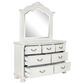 Ashley Montelaine 5-Piece Queen Panel Bedroom Set in Antique White, , large