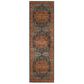Safavieh Evoke EVK275C 2"2" x 15" Blue and Orange Runner, , large