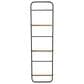 Maple and Jade 6-Rung Decorative Ladder in Matte Black and Brown, , large