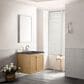 James Martin Vanities Laurent 30" Single Bathroom Vanity in Light Natural Oak with 3 cm Charcoal Soapstone Quartz Top and Rectangular Sink, , large
