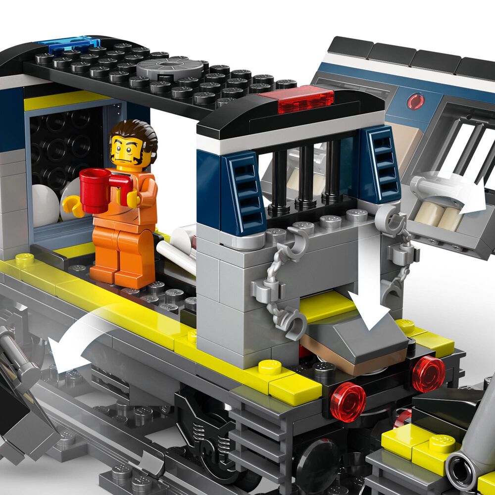LEGO City Police Train Heist Building Set, , large