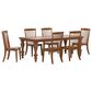 Ashley Greddinton 7-Piece Rectangular Dining Set in Medium Brown, , large
