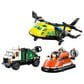 LEGO City Airplane, Service Truck and Hovercraft Remix Building Set, , large