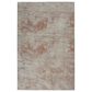 Nourison Rustic Textures Light Grey and Rust 6" x 9" Area Rug, , large