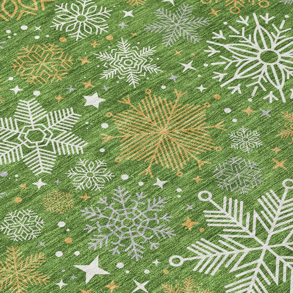 Dalyn Rug Company Wonderland WN31 1&#39;8&quot; x 2&#39;6&quot; Green Indoor/Outdoor Area Rug, , large