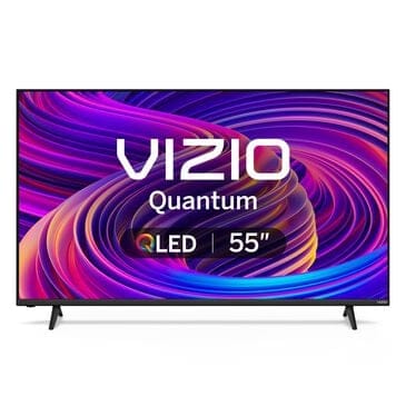 VIZIO 55" Class Quantum 4K QLED HDR in Black - Smart TV, , large