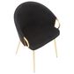 Lumisource Claire Chair in Black Velvet, , large