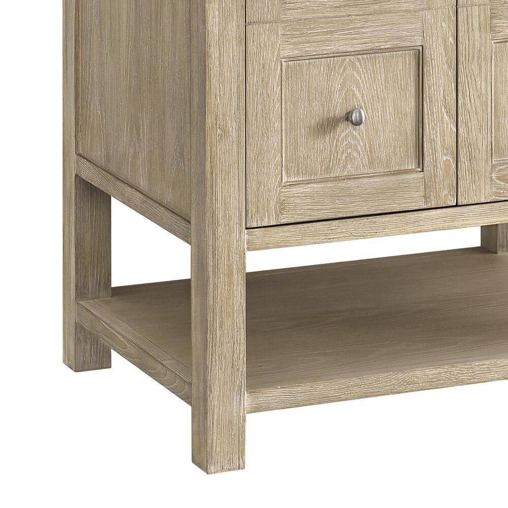 James Martin Vanities Breckenridge 30&quot; Single Vanity inWhitewashed Oak with 3 cm Eternal Marfil Quartz Top, , large
